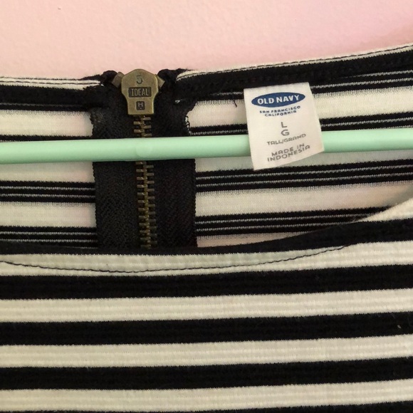 Striped Shift Dress - Picture 2 of 4